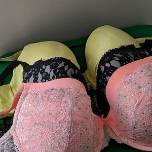 3 Victoria's Secret Bras 38DDD